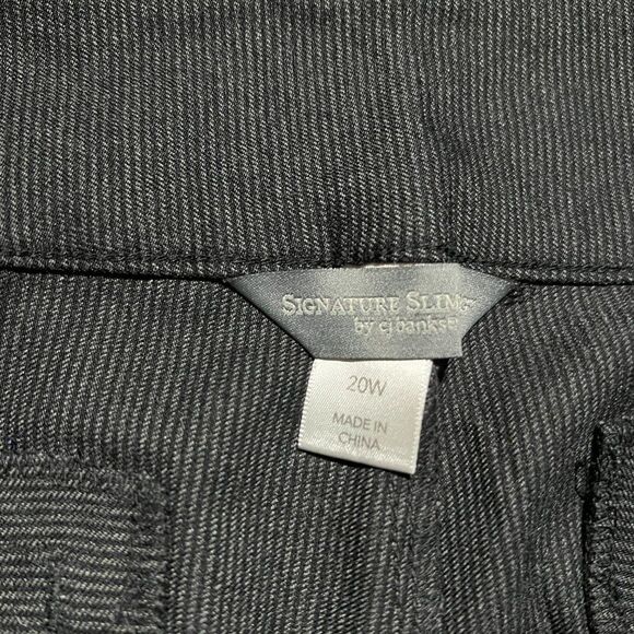 NWT CJ Banks Signature Slimming Moderately Curvy Tapered Leg Pants - Picture 3 of 4